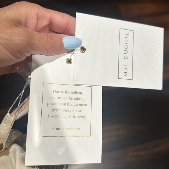 V-Neck Long Dress with Tags - Picture 6 of 7